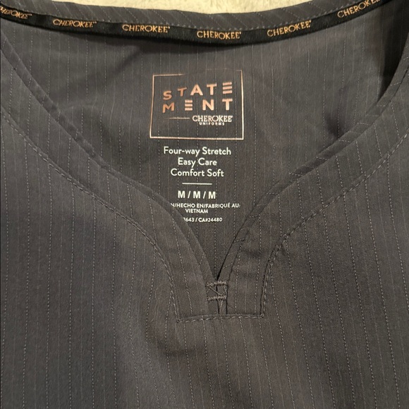 Cherokee Charcoal Scrub Set - Picture 2 of 6